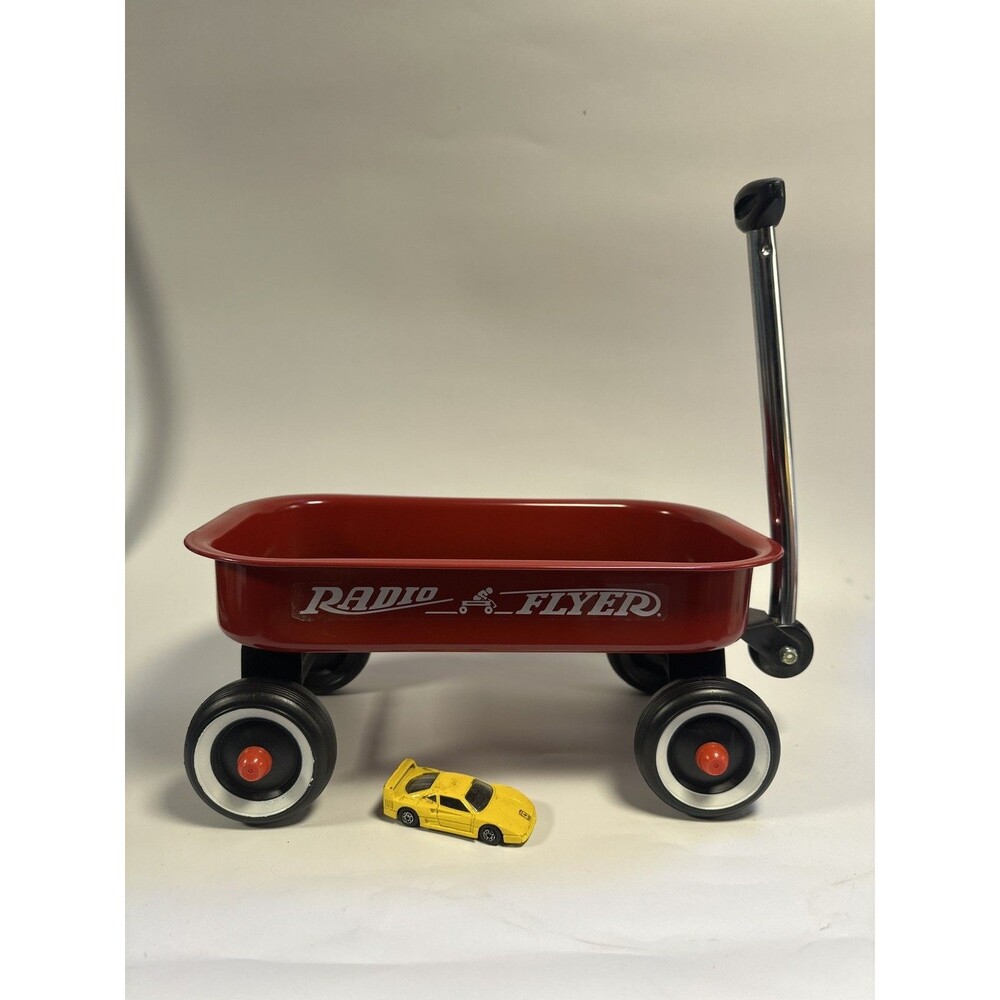 Vintage Radio Flyer Miniature Classic little Red Wagon 12 x 7.5 inches